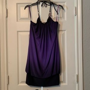 Purple Halter Dress